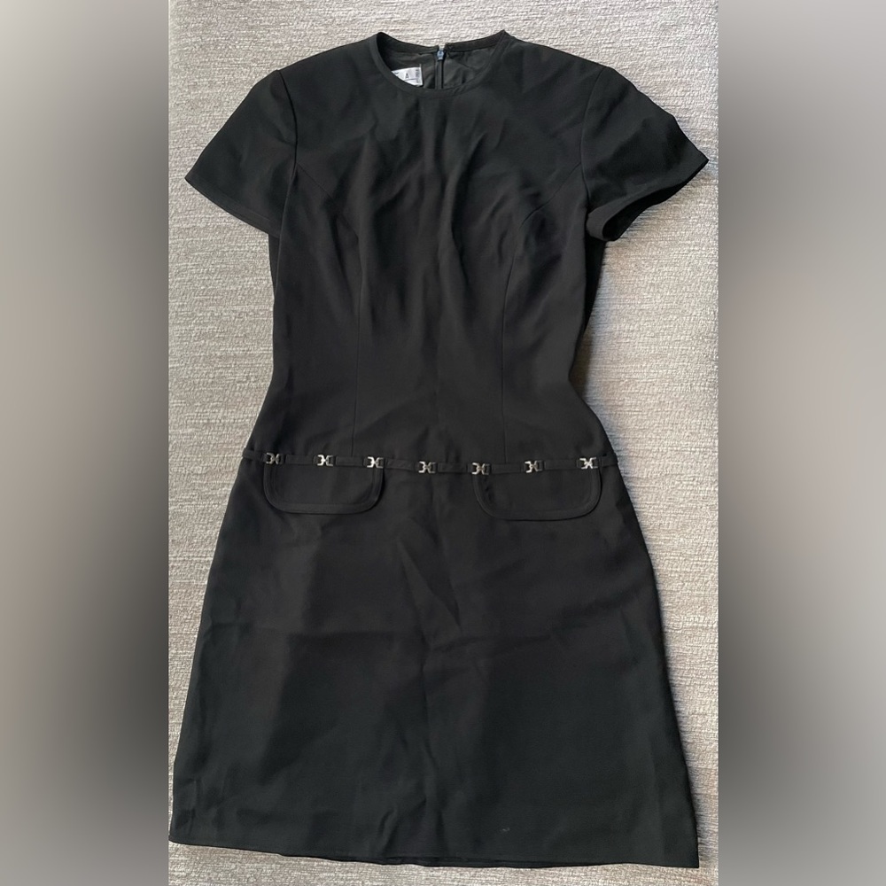 Kenar Black Mini Dress